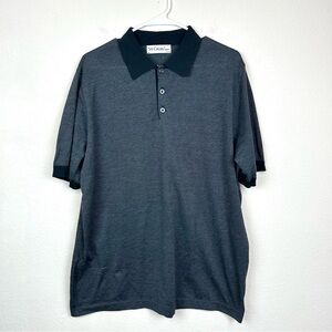 St. Croix Men's Gray & Black Polo Shirt